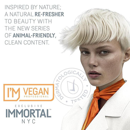 Immortal NYC Re-Form Hair Powder - Vegan Volumizing Matte Powder for Hair & Beard, Biotin, Panthenol & Plant Keratin, Extra Volume, Messy Matte Look, 20g