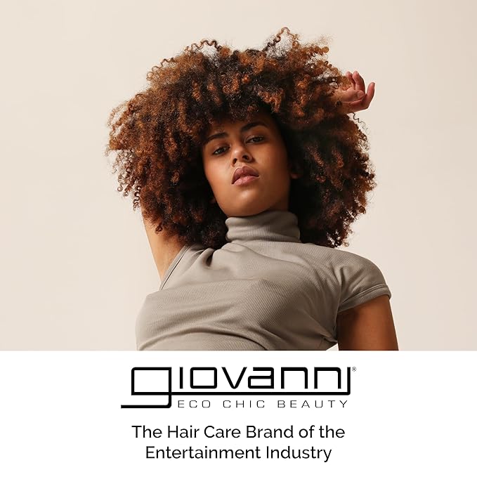 GIOVANNI 2chic Ultra-Volume Leave-In Conditioning & Styling Elixir - Builds Volume, Promotes Weightless Control for Fine/Thin Hair, Volumizing Formula with Papaya & Tangerine Butter, Color Safe - 4 oz