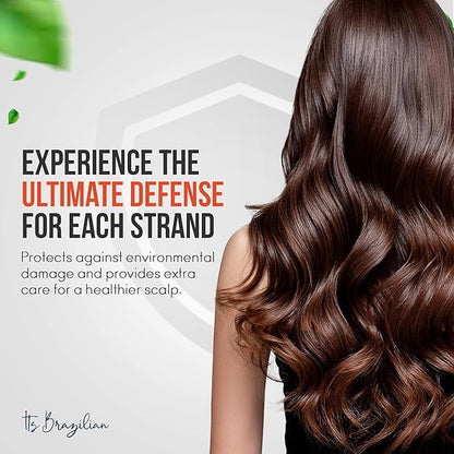 IT'S BRAZILIAN- 100% Pure Organic Argan Oil 1.7Floz -Hair Care Treatment Dry, Damaged & Anti-Frizz -Nourishment & Moisturizing Formula -All Hair Types -Hair Growth Products, Renewing, Strengthening
