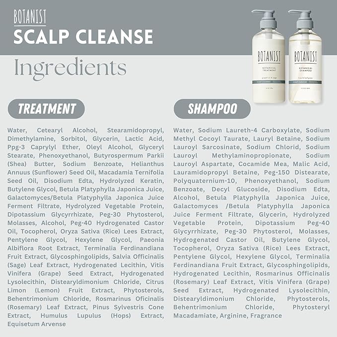 Dry Scalp Shampoo and Conditioner for Women & Men, Sulfate and Paraben Free Shampoo and Conditioner by Collagen, Keratin & Jojoba in Japan, Silicone & Sulfate Free 31.7 Fl Oz SCALP CLEANSE