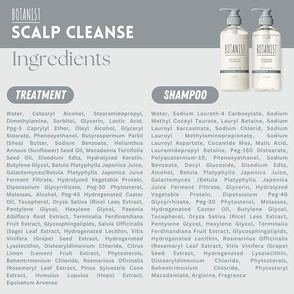 Dry Scalp Shampoo and Conditioner for Women & Men, Sulfate and Paraben Free Shampoo and Conditioner by Collagen, Keratin & Jojoba in Japan, Silicone & Sulfate Free 31.7 Fl Oz SCALP CLEANSE