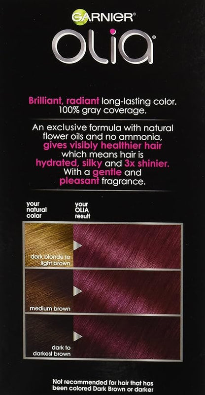 Garnier Olia Ammonia Free Hair Color [5.60] Medium Garnet Red 1 ea