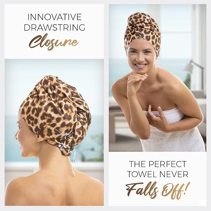 THE PERFECT HAIRCARE Curly Hair Girls Microfiber Plopping Towel Set - Anti-frizz Silky Smooth Hair Drying Wrap for Women - Super Absorbent Large Hair Towel + 2 Scrunching Towels to Micro Plop