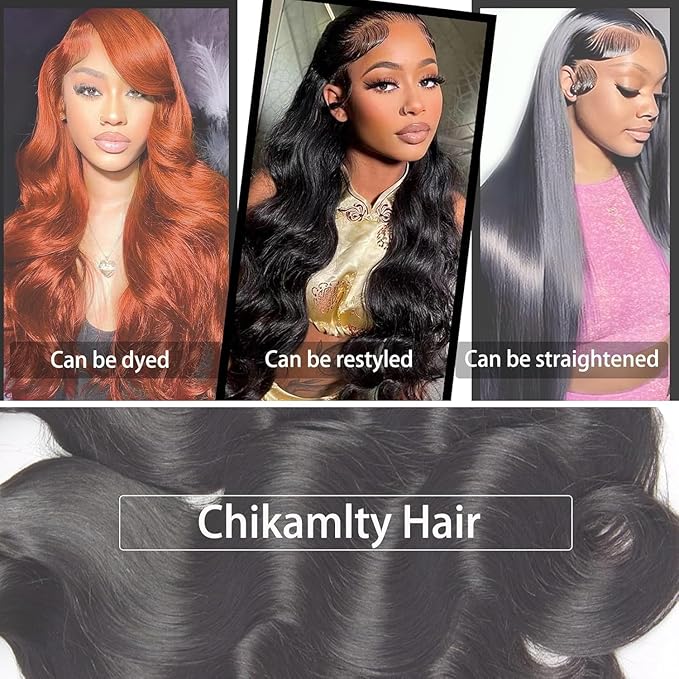 Raw Bundles Human Hair Body Wave Bundles, 10 Inch 16A Raw Hair Bundles Burmese Hair Bundles, 3 Years Service Life, Keep Texture Silky Soft Tangle-Free after Multiple Washes