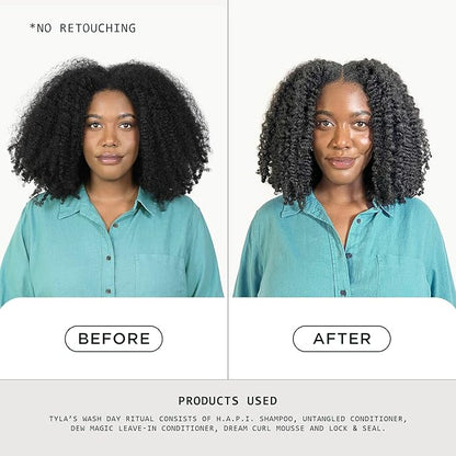 Sienna Naturals - Dew Magic Leave-In Conditioner – Anti Frizz - Lightweight Hydration – Strengthens, Softens & Protects w/Baobab & Coconut Oil – Vegan - Great for Curly Hair - 11oz