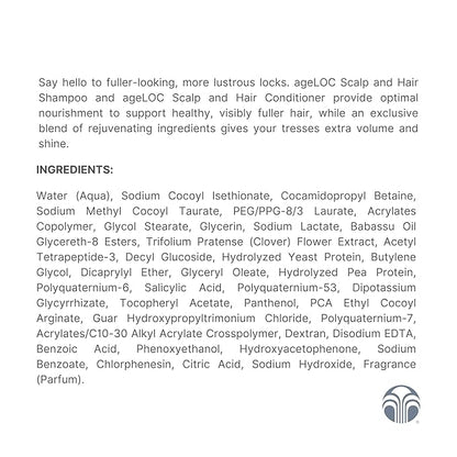 Nu Skin ageLOC Nutriol Scalp & Hair Shampoo | 6.7 fl. oz | Fuller Hair Formula with Vitamin E & Antioxidants | Nourishes Dry & Damaged Hair | Safe for Color-Treated Hair | Daily Use for All Hair Types