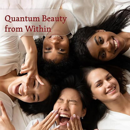 Quantum Nutrition Labs Hair Skin and Nails - Keratin Supplement, Hair Growth Supplement for Women & Men with Magnesium, Calcium, Beauty from Within for Hair, Skin and Nails - 60 Vegetarian Capsules
