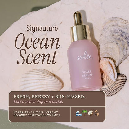 Salee- Dry Scalp Serum Nourishing & Moisture Relief | Thicker Fuller Hair, Reduce Shedding, Hydrate, Stimulate, Strengthen, Biotin, Caffeine & Hyaluronic Acid