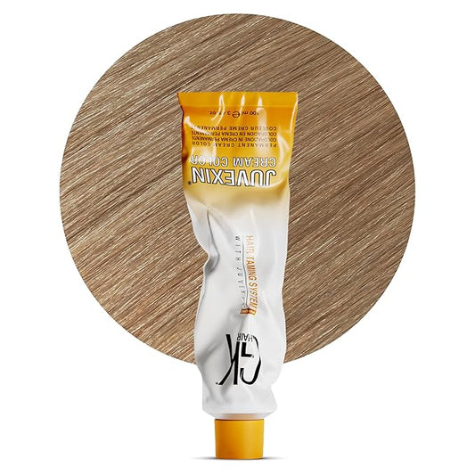 GK HAIR Global Keratin Permanent Hair Cream Color with 87+ Shades (3.4 Fl Oz/100ml) Nourishing & Cleansing Colors for Styling Long Lasting Natural Toner