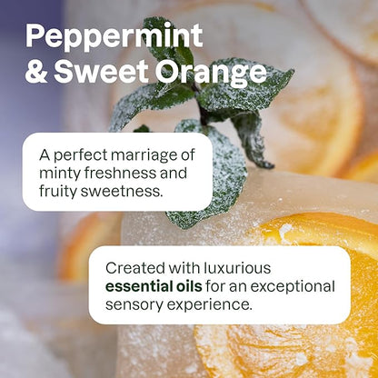 ATTITUDE Hydrating Shampoo, Peppermint & Sweet Orange, EWG Verified with Essential Oils, Vegan & Plant-Based, Aluminum Bottle, For Dry and Damaged Hair, 16 Fl Oz