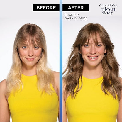 Clairol Nice'n Easy Permanent Hair Dye, 6A Light Ash Brown Hair Color, Pack of 1
