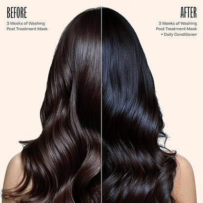 Overtone Daily Color Depositing Conditioner - 4.5 oz Temporary Coloring Conditioner w/Shea Butter & Coconut Oil - Refresh Color & Prevent Fading - Vegan & Cruelty-Free, Blue for Brown is Indigo Iris