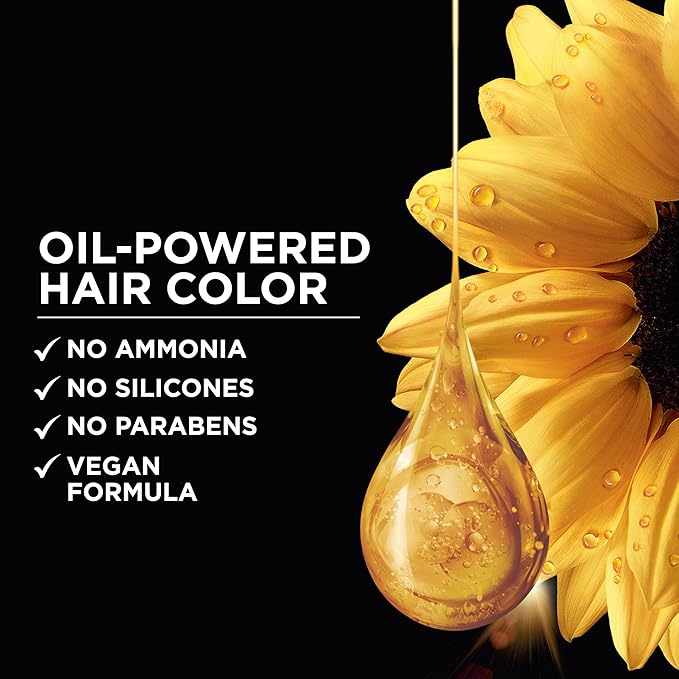 Garnier Hair Color Olia Ammonia-Free Brilliant Color Oil-Rich Permanent Hair Dye, 7.20 Dark Rose Quartz, 2 Count (Packaging May Vary)