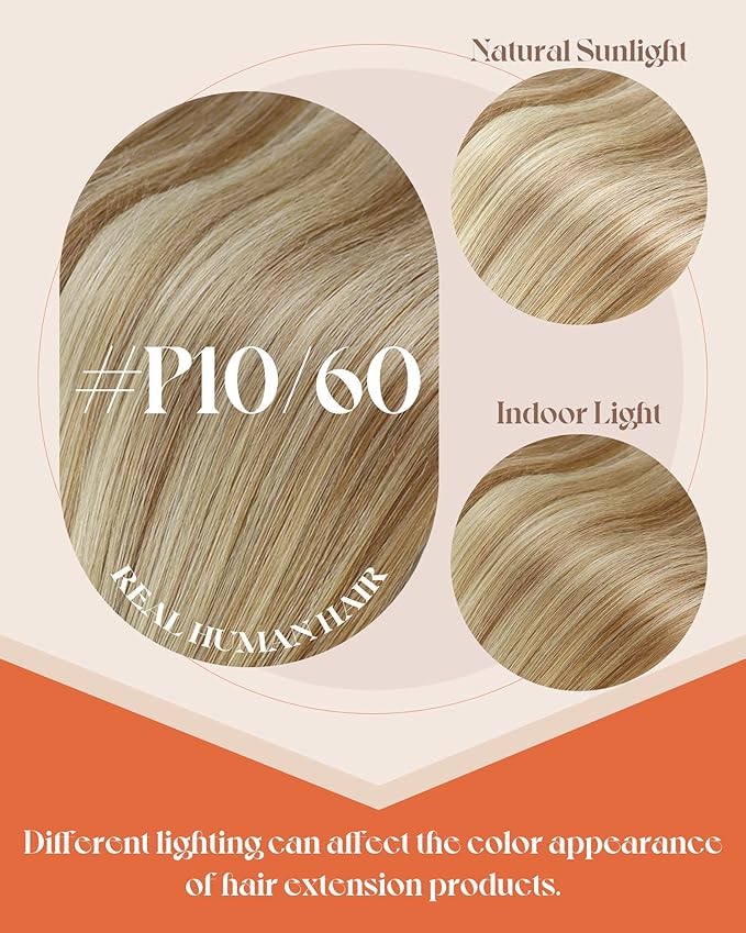 Sunny Hair U Tip Hair Extensions Human Hair Light Brown Mix Platinum Blonde for Daily Use,Midway Down the Upper Arm Ktips 18inch 50g