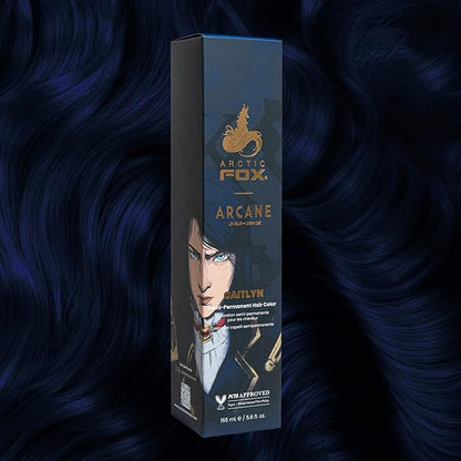 Arctic Fox x Arcane League of Legends Vegan and Cruelty Free Semi Permanent Hair Color Dye (5.6 Fl Oz, CAITLYN)