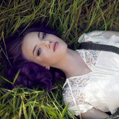ARCTIC FOX Vegan and Cruelty-Free Semi-Permanent Hair Color Dye (4 Fl Oz, PURPLE AF)