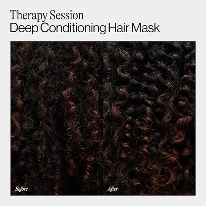 Eva NYC Therapy Session Hair Mask, Deep Conditioning Hair Mask Infused with Argan Oil and Plant Protein, 16.9 fl oz
