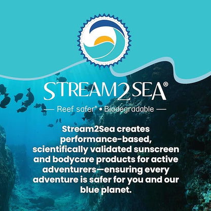 STREAM 2 SEA Leave In Conditioner Reef Safe Hair Conditioner Formula For Dry and Damaged Hair, 32 oz Paraben Free Hair Detangler with UV Protection For All Hair Types