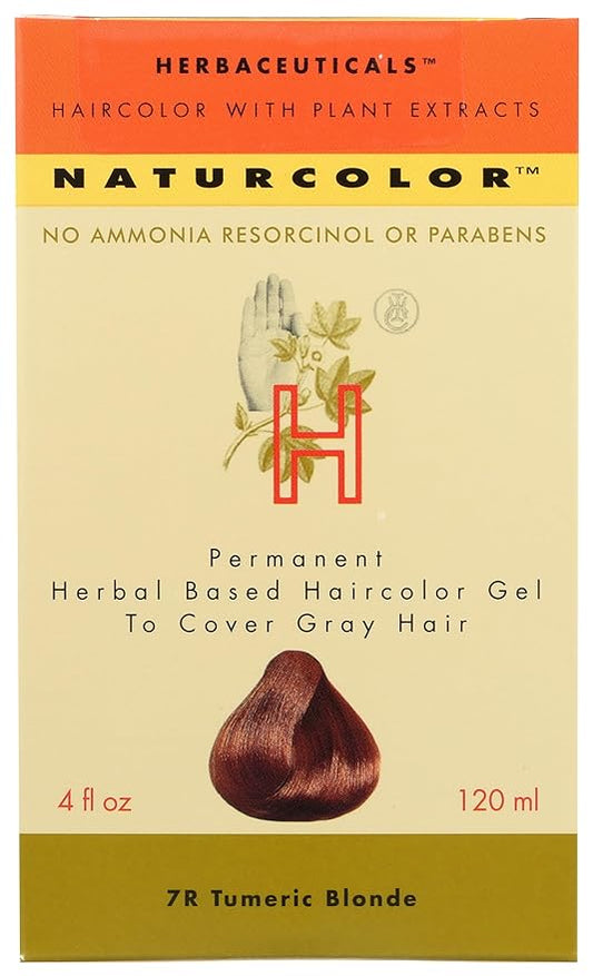 naturcolor Haircolor - Turmeric Blonde Hair Dye, 4 Fl Oz (7R)