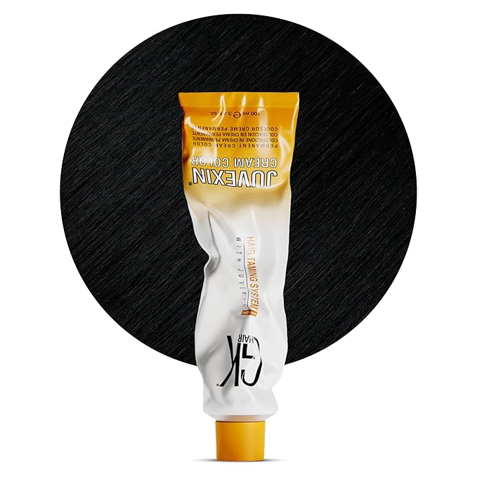 GK HAIR Global Keratin Permanent Hair Cream Color with 87+ Shades (3.4 Fl Oz/100ml) Nourishing & Cleansing Colors for Styling Long Lasting Natural Toner