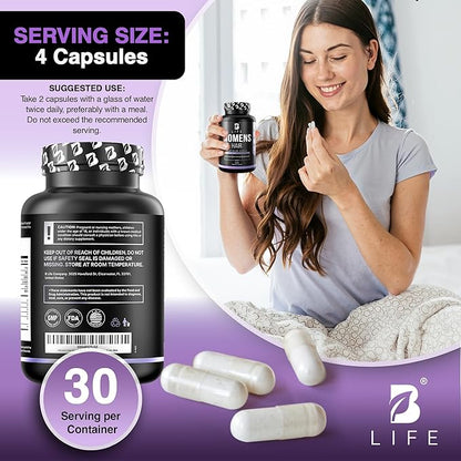 Hair Vitamins for Hair Loss for Women – Biotin for Hair Growth – Hair Loss Treatments for Women – Healthy Hair Skin and Nails –240 Capsules – 60 Servings