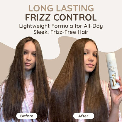 VITAMINS hair cosmetics Keratin Leave In Conditioner for Thin Hair - Lightweight Moisturizer & Hydrating Detangler Cream for Dry Damaged Hair - Frizz Control & Sulfate Free - 8.5 Fl Oz