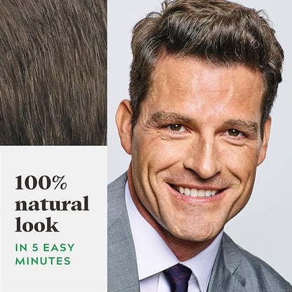 Just For Men Shampoo In Color, Hair Color for Men with Keratin and Vitamin E for Stronger Hair, Restores Natural Hair Color, Medium-Dark Brown, H-40, Pack of 3