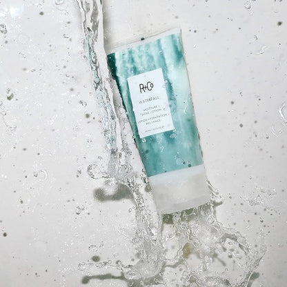 R+Co Waterfall Moisture and Shine Lotion | Lightweight Hair Hydration + Softness | Vegan + Cruelty-Free | 5 Fl Oz