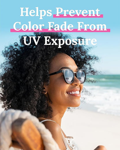 Keranique Color Safe Shampoo and Conditioner - Protect and Extend Color Shampoo and Conditioner for Women with Dry, Fine, Color Treated Hair - Sulfate Free Set for Colored Hair with UV Protection