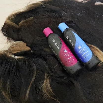 Pro Series Daily Care Shampoo & Conditioner Set | Sulfate-Free, Moisturizing, Anti-Frizz, Color-Safe for Wigs & Hair Systems - 8 Fl Oz each