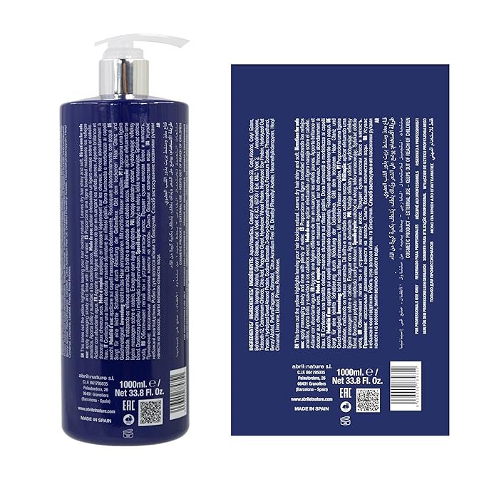 Platinum Professional Mask - For Blonde, Bleached, Highlighted, and/or Gray Hair - Violet Toner - Goodbye Yellow Tones - Platinum Appearance - 1000 ml