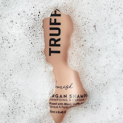 | Nourish Collection Argan Shampoo, Infused with Black Truffle Extract, Replenishing Shampoo, Deeply Hydrates, Nourishes & Soothes Hair and Scalp, Paraben Free, Sulfate Free, 8.45 Fl Oz