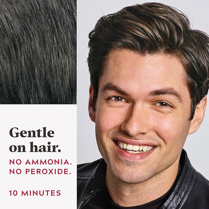 Just For Men Easy Comb-In Color Mens Hair Dye, Easy No Mix Application with Comb Applicator - Dark Brown, A-45, Pack of 1