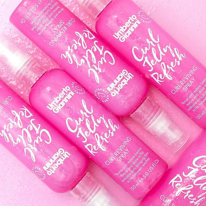 Umberto Giannini Curl Jelly - Vegan, Frizz Control Hair Styling Agent for Curly or Wavy Hair