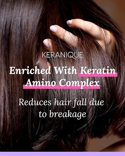 Keranique Color Treated Shampoo and Conditioner Set with Hair Thickening Spray - Keratin Enriched Color Boost Set w/Shampoo & Conditioner and Lift & Repair Spray for Women w/Fine, Thin, Colored Hair