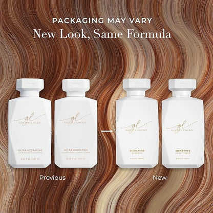 Goldie Locks Shampoo and Conditioner Set – Ultra Hydrating Hair Care Duo with Biotin, Marula Oil and Rose Water – Sulfate and Paraben-Free – 8.45 Oz Each (Packaging May Vary)
