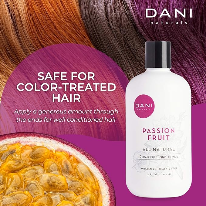 Naturals Conditioner – Passion Fruit, Nourishing & Hydrating for All Hair Types, Promotes Healthy Scalp & Hair Follicles, Vegan & Color-Safe, 12 oz
