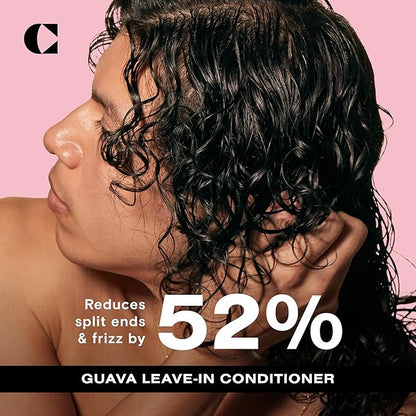 Ceremonia Guava Leave-In Conditioner Deep Hydration Repair Cream with Tamarind and Avocado, Jumbo Size 13.18 Fl Oz | 390 Ml