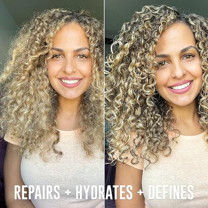 Love Ur Curls - Shampoo & Conditioner Set with All in One Curl Cream Styler for Curly Hair, 3 Step System for Repair and Moisturizing