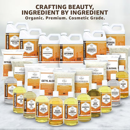 ORGANIC CASTOR OIL ( 32 oz ) Premium Cold Pressed Unrefined | 100% Natural Promotes Healthy Skin & Hair | Thickens Eyebrows Lengthens Eyelashes | Strengthens Nails Cuticles | Massage Oil | 32 FL OZ