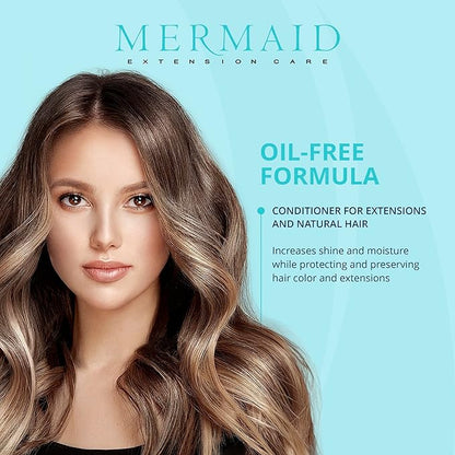 Conditioner, Moisturizing, Oil-Free Daily Formula for Hair Extensions, 32 fl oz