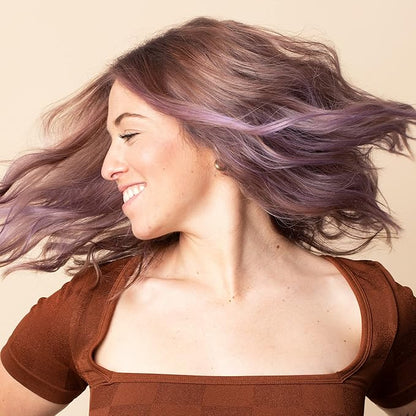 Overtone Daily Color Depositing Conditioner: 8oz Temporary Coloring Conditioner w/Shea Butter & Coconut Oil, Refresh Color & Prevent Fading, Vegan & Cruelty-Free, Pastel Purple is Lilac Lotus