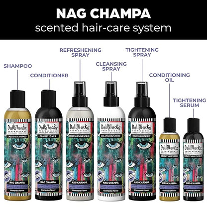 Dollylocks Conditioning Oil - Plant-Based & Residue-Free Moisturizing Scalp & Dreadlock Oil, pH Balanced, Vegan (Nag Champa Scent, 4oz)