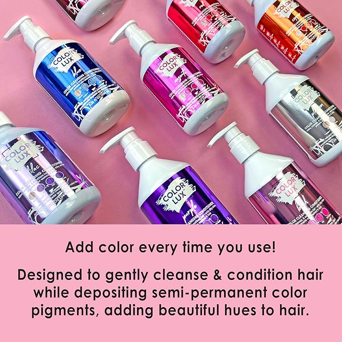 Color Cleansing Conditioner, Lilac, 3-in-1 Color Depositing Formula, Vegan, Sulfate-Free, Paraben-Free, 8.25 oz